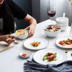 Đơn giản Bắc Âu dòng màu đen gốm món ăn gia đình Nhật Bản sáng tạo chống bỏng gạo bát ăn bát miễn phí với bộ đồ ăn Đồ ăn tối