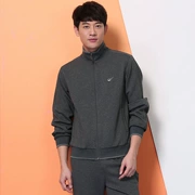 Cheng Demei 35616 trang phục thể thao mùa xuân nam mới áo len cotton ve áo len giản dị phù hợp với thể thao - Thể thao sau