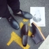 Giày cao gót nam cộng với nhung đi mưa ống nước ngắn để giúp nhà bếp chống trơn trượt không thấm nước làm việc giày cao su giày rửa xe câu cá mưa ủng cao cổ Rainshoes