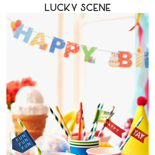 [Благоприятный реквизит] Декоративные буквы вечеринки на день рождения декоративные буквы, защелки