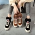 Giày cao nữ mùa thu 2018 mới hip-hop hoang dã hip-hop giản dị lưới thể thao màu đỏ giày thủy triều giày nữ Hàn Quốc Giày cao gót