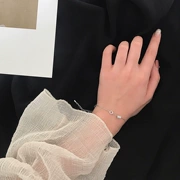 Thời trang Sinh viên Nhật Bản và Hàn Quốc vận chuyển hoang dã trang sức zircon dát đơn giản vòng tròn hình học điều chỉnh vòng đeo tay nữ S094