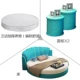 Кровать+трехсторонний утолщенный матрас+2 круглый шкаф