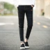 Quần jeans nam 9 điểm mùa hè Phiên bản Hàn Quốc của Slim youth Quần nam 9 điểm xu hướng quần co giãn nam - Quần jean