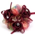 Phiên bản Hàn Quốc của hoa hồng crepe đầu trang sức hoa Phụ kiện tóc Hàn Quốc Nhật Bản và Hàn Quốc tóc vòng tóc dây thừng dây vải mũ - Phụ kiện tóc băng đô tai mèo Phụ kiện tóc