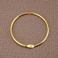Диаметр одиночного кольца 50 мм золото 3 катя