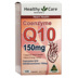 Úc thư trực tiếp HC sản phẩm chăm sóc sức khỏe Healthy Care Coenzyme Q10 viên nang mềm 150mg100 viên - Thức ăn bổ sung dinh dưỡng bổ sung kẽm Thức ăn bổ sung dinh dưỡng
