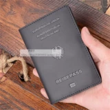 Германия паспорт обложка Германии версии головы слой ковхида сумасшедшая лошадь кожаная паспортная крышка кожа