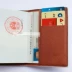 Cartoon Bear Passport Gói vé Hộ chiếu du lịch Túi lưu trữ tài liệu đa năng túi đeo chéo nữ dễ thương Túi thông tin xác thực