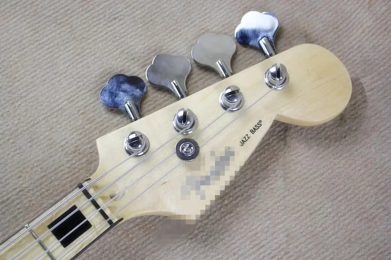 Пять-струнный бас Fire Eagle Jazz Bass модели четыре - цветной белый восковый корпус пианино кленовая накладка грифа активный звукосниматель