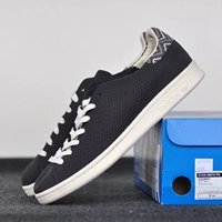 Giày cỏ ba lá STAN SMITH Smith màu đen và trắng nam retro CQ2651 CQ2650 gốc 1099 - Dép / giày thường thegioigiaythethao