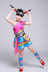 Các 8th Xiao Ông phong cách sừng chỉ múa biểu diễn quần áo trẻ em trang phục đạo cụ sừng loa nhọn váy bale múa cho bé Trang phục