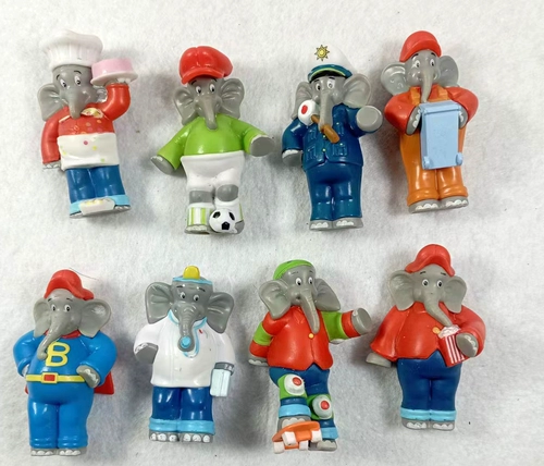 Мультяшная фигурка, модель животного, слон