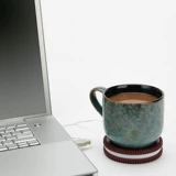 Британская горчичная сэндвич -бисквиты USB Water Cup Iosulation Cushion Office Computer Coffee Coaster