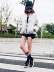 Vớ dài nữ đại học Hàn Quốc gió cao vớ dài nữ over đầu gối vớ dày mùa đông sọc là vớ chân mỏng trong vớ đầu gối
