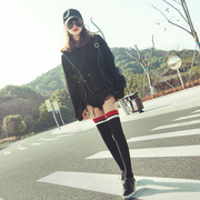 Vớ cao vớ trên đầu gối vớ nữ Hàn Quốc phiên bản của Hàn Quốc Academy of wind Nhật Bản stovepipe vớ vớ chống trượt nữ thể thao