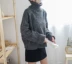 2018 Hàn Quốc phiên bản của mới dày cao cổ áo ấm dài tay áo len lỏng giảm béo đầu chic áo len nữ sinh viên Áo len