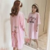 Nightdress nữ mùa hè Hàn Quốc phiên bản sinh viên mới công chúa dễ thương bông ngắn tay áo có thể được đeo bên ngoài phụ nữ mang thai lỏng dài đồ ngủ váy ngủ đẹp Đêm đầm