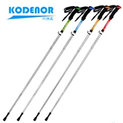 Codno 7075 hàng không hợp kim nhôm 5 phần khóa gấp siêu ngắn siêu nhẹ EVA xử lý trekking cực đi bộ còng tay - Gậy / gậy