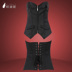 Châu âu và Hoa Kỳ tòa án corset chuyên nghiệp chia phù hợp với OL sexy corset corset corset corset ba mảnh bộ định hình giảm eo nữ Corset hai mảnh