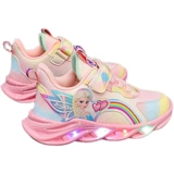 Осенняя спортивная обувь, детская повседневная обувь для девочек, дышащий наряд маленькой принцессы, туфли