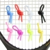 PowerTi Authentic jelly màu nhập khẩu silicone DIY vợt tennis shock absorber giảm xóc giảm xóc