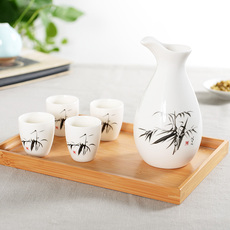 Ликер Cup 家用日式白酒杯子青花瓷酒壶陶瓷分酒器黄酒一口杯烈酒杯酒具套装