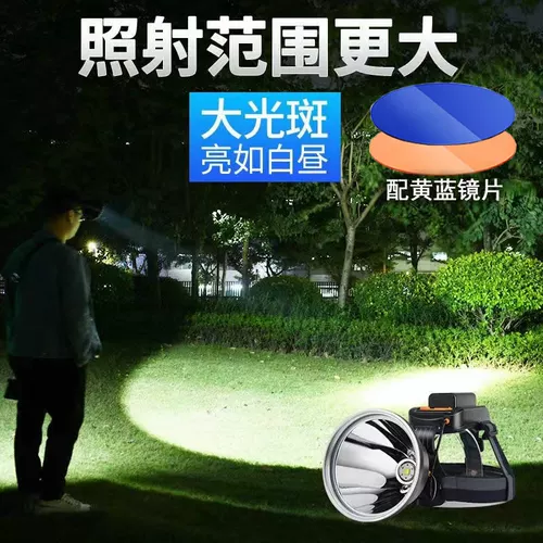 Дорожный супер яркий импортный фонарь, вместительные и большые литиевые батарейки, лампа, высокая мощность