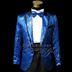 Trang phục mới người đàn ông ăn mặc giai đoạn sequins phù hợp với phù hợp với siyi nam máy chủ trang phục chim chú Suit phù hợp