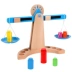Cân quy mô đồ chơi trẻ em cân bằng của Montessori toán học mầm non đồ dùng dạy học mầm non học sinh bé giáo dục mầm non nói Đồ chơi bằng gỗ