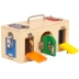 1-2-3 năm bé tuổi mầm non Montessori Preschool đồ chơi giáo dục cho trẻ em Montessori Montessori unlock Đồ chơi bằng gỗ