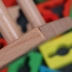 bộ trẻ em Baby Montessori hình học giáo dục đầu cặp của khối giáo dục đồ chơi 1-2-3 năm chàng trai tuổi và trẻ em gái xây dựng cột Đồ chơi bằng gỗ