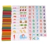 Bé giáo dục mầm non mẫu giáo tự chữ và số thẻ cặp câu đố số trẻ em 1-3-4-6 tuổi nhận Đồ chơi bằng gỗ