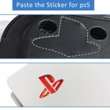 PS5 наклейка на наклейку с логотипом наклейка на стикер личность DIY наклейка PS5 Стрим -наклейка на стикер сетки с царапиной -устойчивый