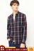 JackJones Jack Jones cotton nam kiểm tra áo sơ mi dài tay E | 217105501