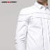JackJones Jack Jones Cotton điểm cổ áo bù đắp dài tay áo C | 217105503 Áo
