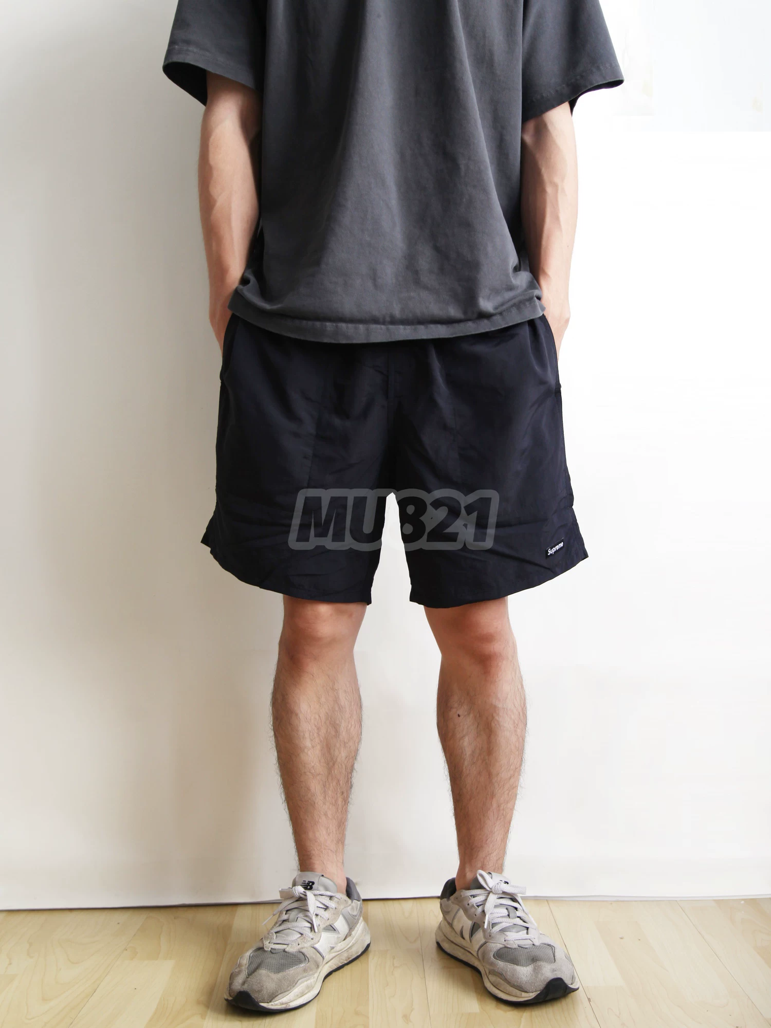 MU821 Spot SS22 Supreme Nylon водостойкие шорты, нейлон, быстро сохнут, маленькая пляжная шорт