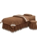 Mới cao cấp bông vẻ đẹp giường bao gồm bốn bộ màu sắc đơn giản vẻ đẹp salon massage giường bao gồm massage trị liệu giường bộ khăn trải giường spa Trang bị tấm