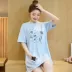 Phụ nữ mang thai mùa hè 2018 mới phụ nữ mang thai ngắn tay T-Shirt cotton dài lỏng từ bi phụ nữ mang thai áo khoác mùa hè shop đầm bầu đẹp Áo thai sản