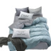 Ins Bắc Âu gió giường bốn bộ cotton 1m1.35m1.8 m sheets quilt cover giường ba bộ cotton Bộ đồ giường bốn mảnh
