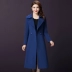 Ưu đãi đặc biệt cho mùa thu và mùa đông phong cách mới Áo khoác len cashmere của phụ nữ trung niên Hàn Quốc trong phần dài trên áo len đầu gối - Trung bình và dài Coat