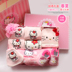 Bộ quà tặng cho bé Hellokitty Bộ quần áo cotton mùa thu và mùa đông cho bé gái set hộp quà tặng quần áo sơ sinh cao cấp Bộ quà tặng em bé