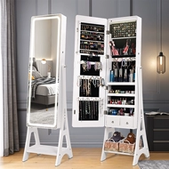 tủ gương đựng đồ trang sức Nhà với gương đèn gương đầy đủ -Gương phòng ngủ Ký túc xá Bức tường đa chức năng Tủ đồ trang sức lưu trữ đồ trang sức lưu trữ tủ lưu trữ gương đựng đồ trang sức tủ đựng trang sức có gương