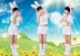 New thỏ trắng trang phục biểu diễn mẫu giáo bunny quần áo hiệu suất thỏ trắng trang phục khiêu vũ phong cách động vật quần áo