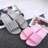 Летние тапочки, нескользящая обувь на платформе для влюбленных подходит для мужчин и женщин в помещении, в корейском стиле