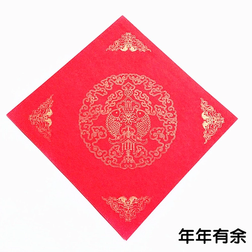 Толстый Wannian Hongfu Fighting Bighting Paper Paper Paper Couplet Couple Couple Paper Fushou Fruda Red Paper