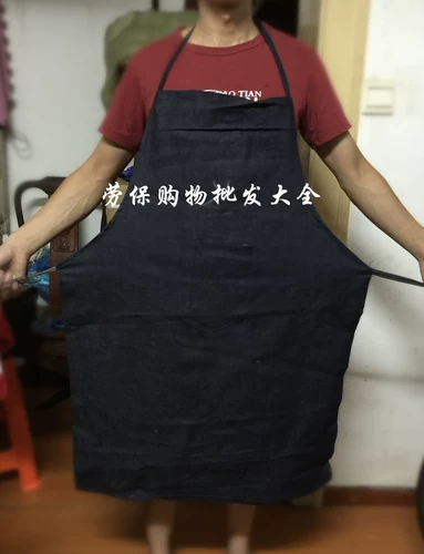 Джинсовый фартук подходит для мужчин и женщин, рабочий летний нагрудник