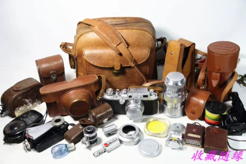 Canon, механическая антикварная камера, мигающие легкие часы