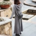 [Broken Code] Zhe Sifan Trang phục dành cho phụ huynh-trẻ em 2020 Mùa xuân mới dệt kim Áo len trùm đầu Váy Quần hai mảnh - Trang phục dành cho cha mẹ và con