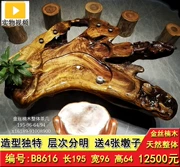 Bàn trà Jinsi Nanmu khắc gốc toàn bộ bàn cà phê gốc cây bàn trà gỗ rắn 8616 tổng thể 195-96-64 - Các món ăn khao khát gốc